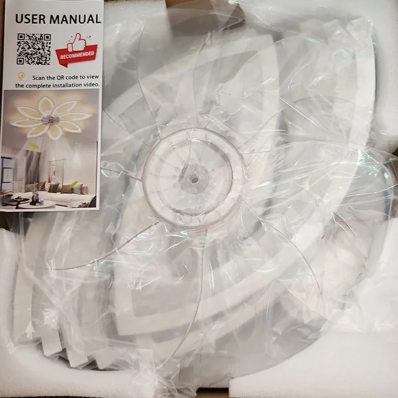 Flower Ceiling Light and Fan - Picture 5 of 11